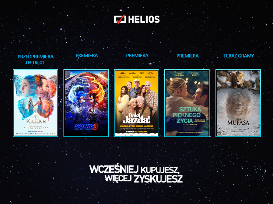 Nowy rok i nowe, porywające tytuły w kinie Helios