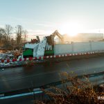 Kolejowa, burzenie muralu, Zagłębie Lubin (29)
