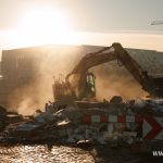 Kolejowa, burzenie muralu, Zagłębie Lubin (39)