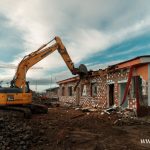 Kolejowa, burzenie muralu, Zagłębie Lubin (4)
