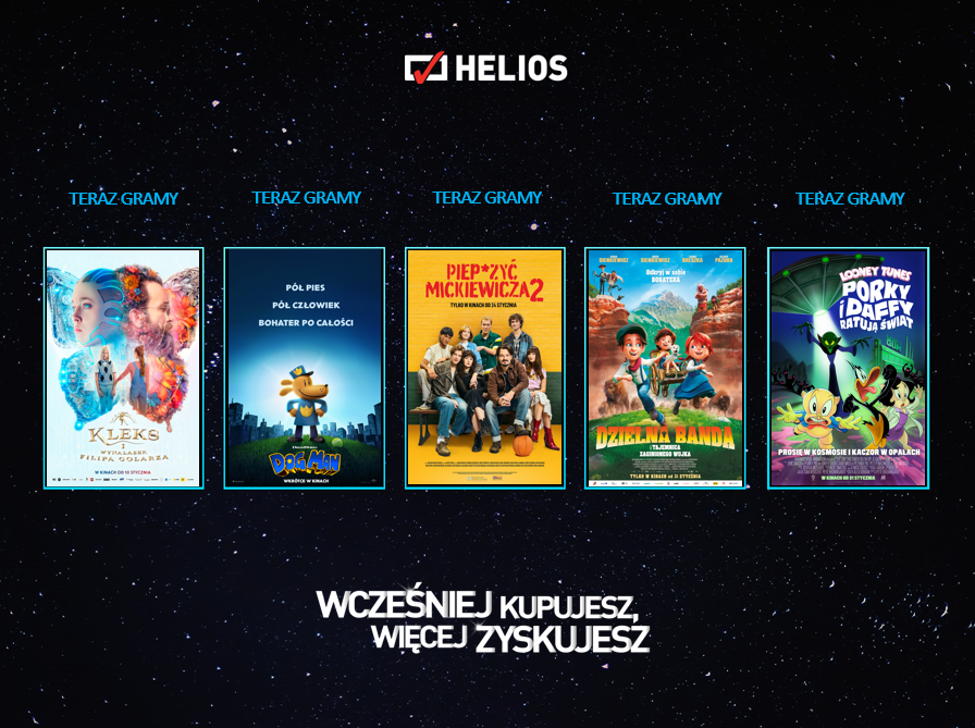 Najważniejsze filmy lutego w kinie Helios