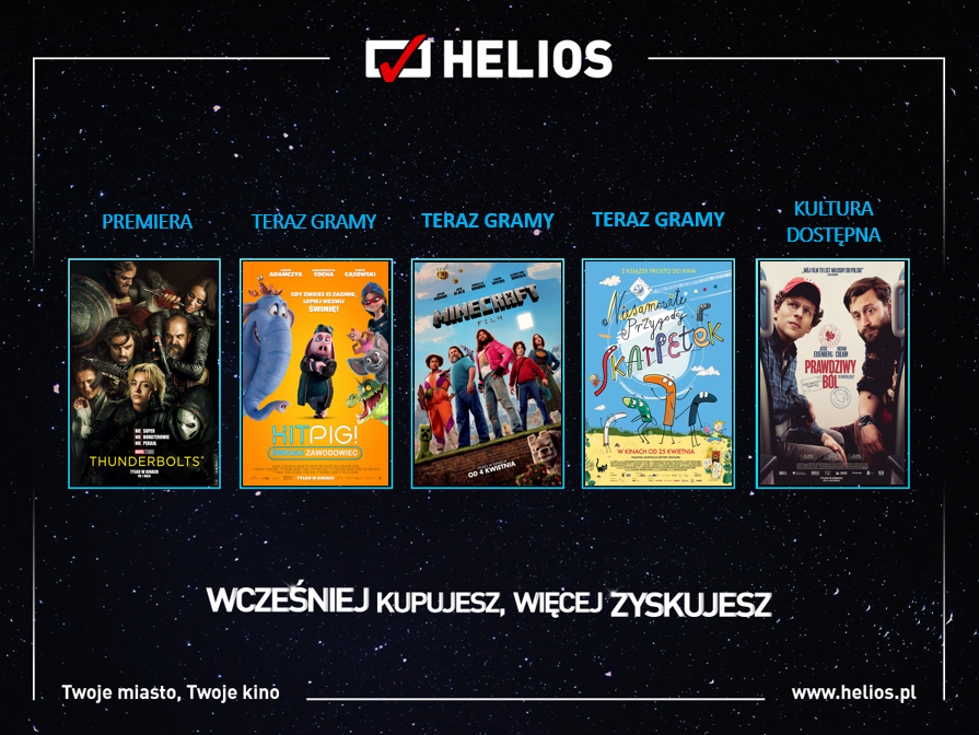 Helios zaprasza do kina na filmową majówkę!
