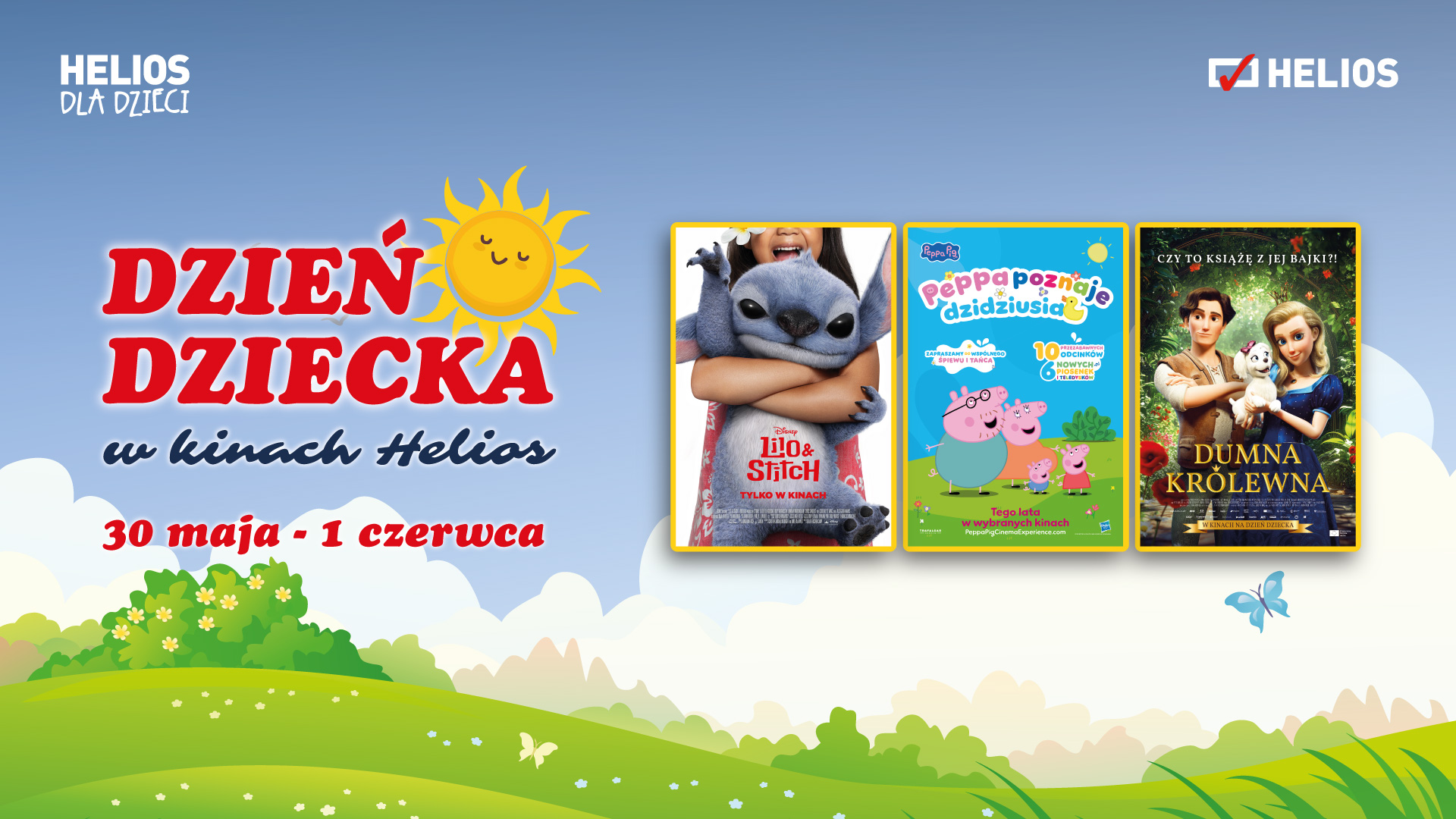 Helios zaprasza na filmowy Dzień Dziecka!