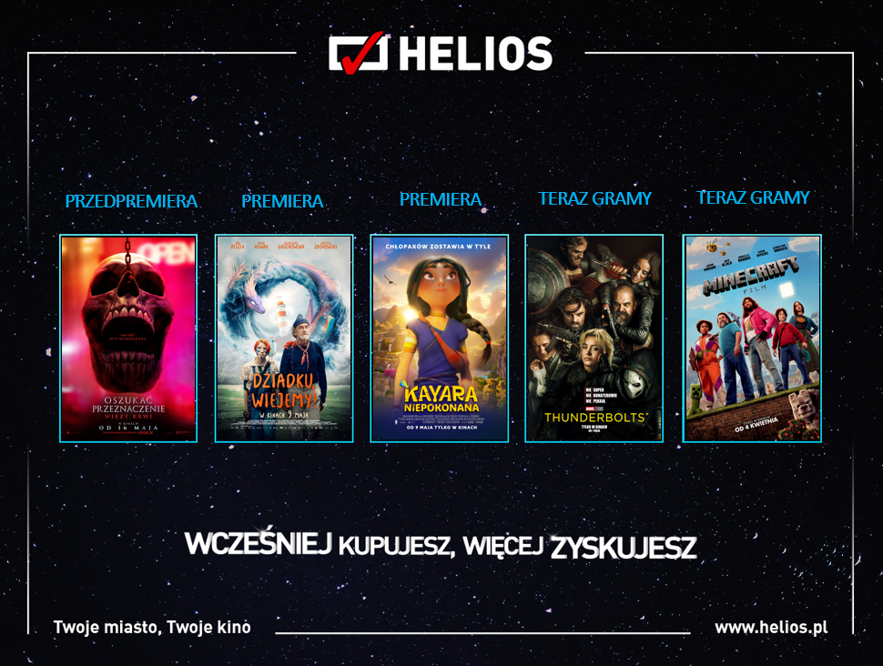 Majowe nowości w kinie Helios