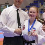 Zuzanna Turzyńska z trenerem R. Adamczykiem