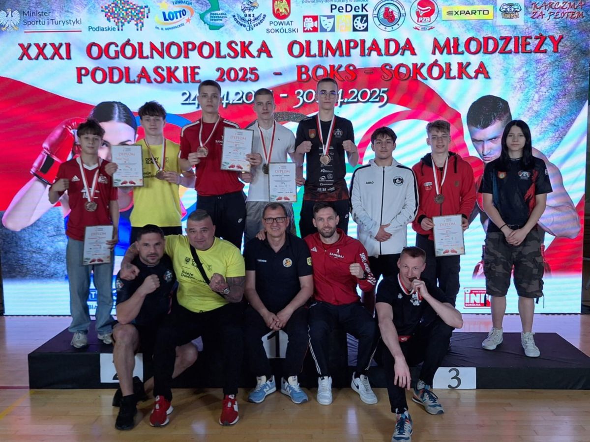 Młody pięściarz z Lubina na podium