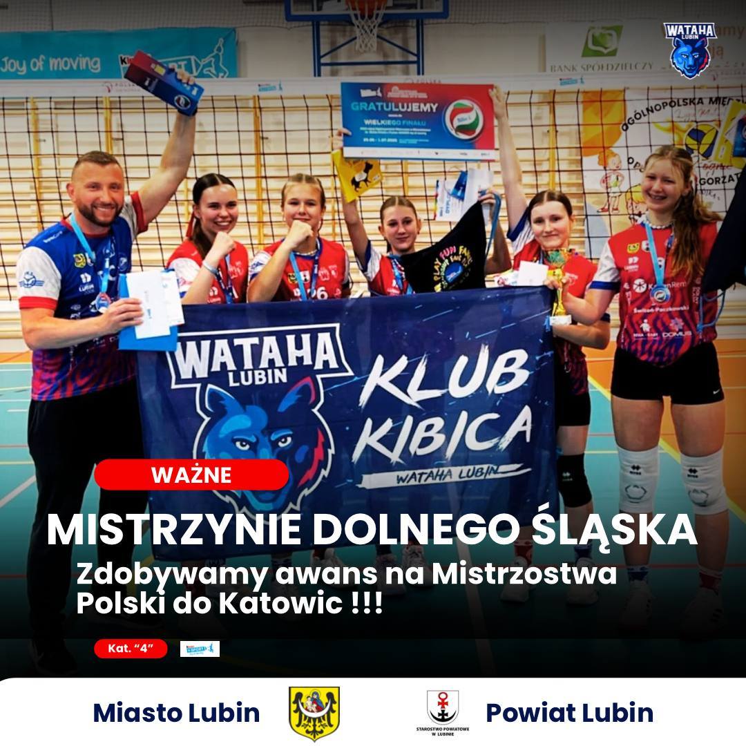 Siatkarki Watahy mistrzyniami Dolnego Śląska!