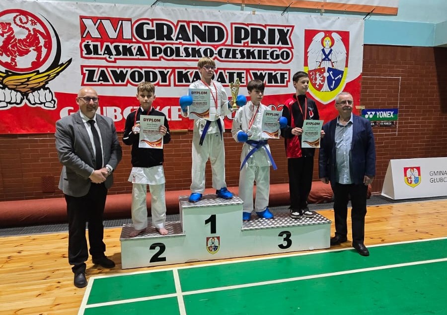 Lubiński karateka ze złotem i srebrem