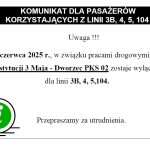 przystanek wyłaczony z ruchu