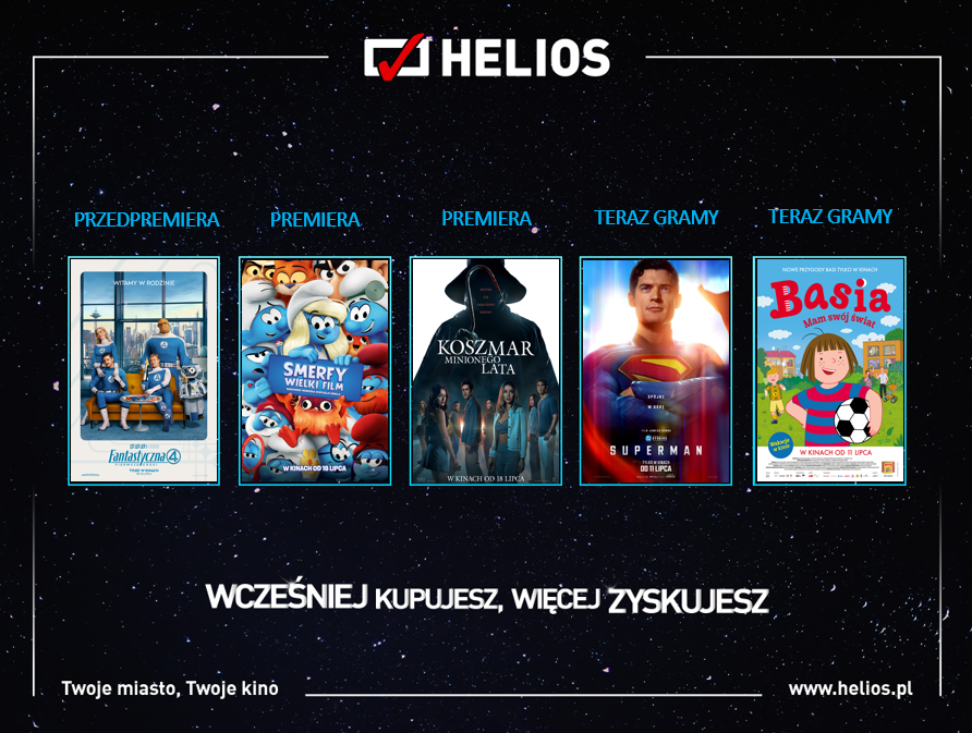 Wyczekiwane letnie nowości w kinie Helios