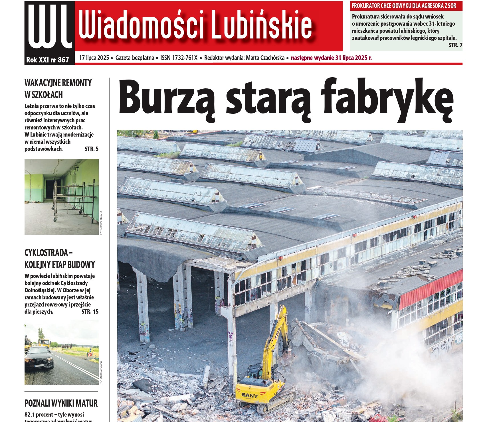 Kolejny numer „Wiadomości Lubińskich”