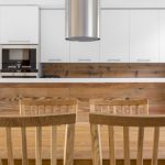 Wood kitchen with table