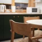 Detail of little modern kitchen