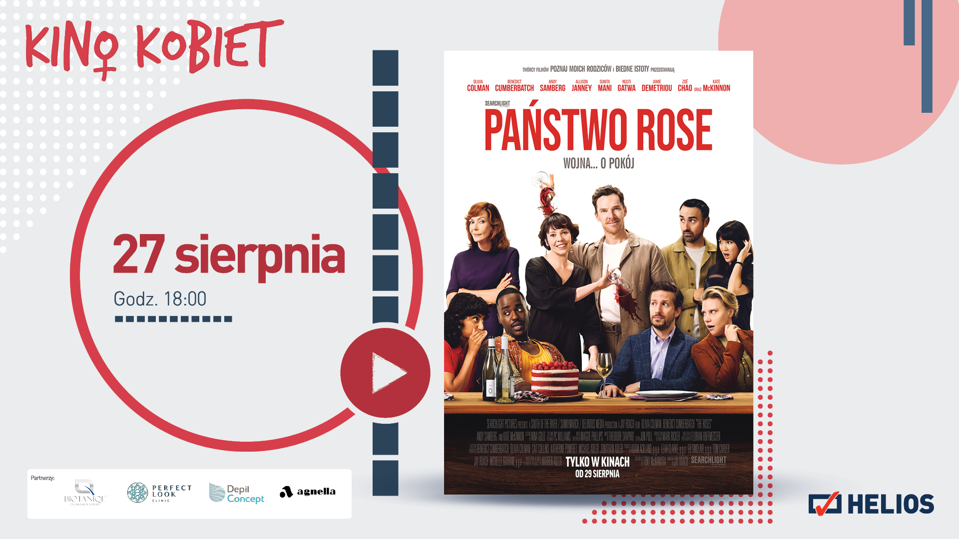 Sierpniowe Kino Kobiet w Heliosie z przedpremierą: „Państwo Rose”