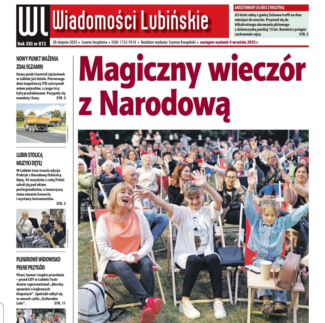 Sięgnij po nowe Wiadomości Lubińskie!