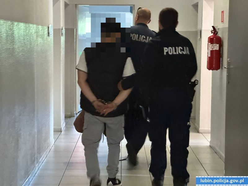 Ogień ze śmietników przeniósł się na budynki – zatrzymano podpalacza