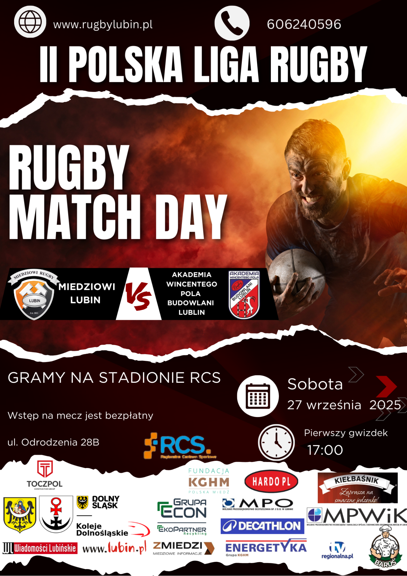 Rugby match day