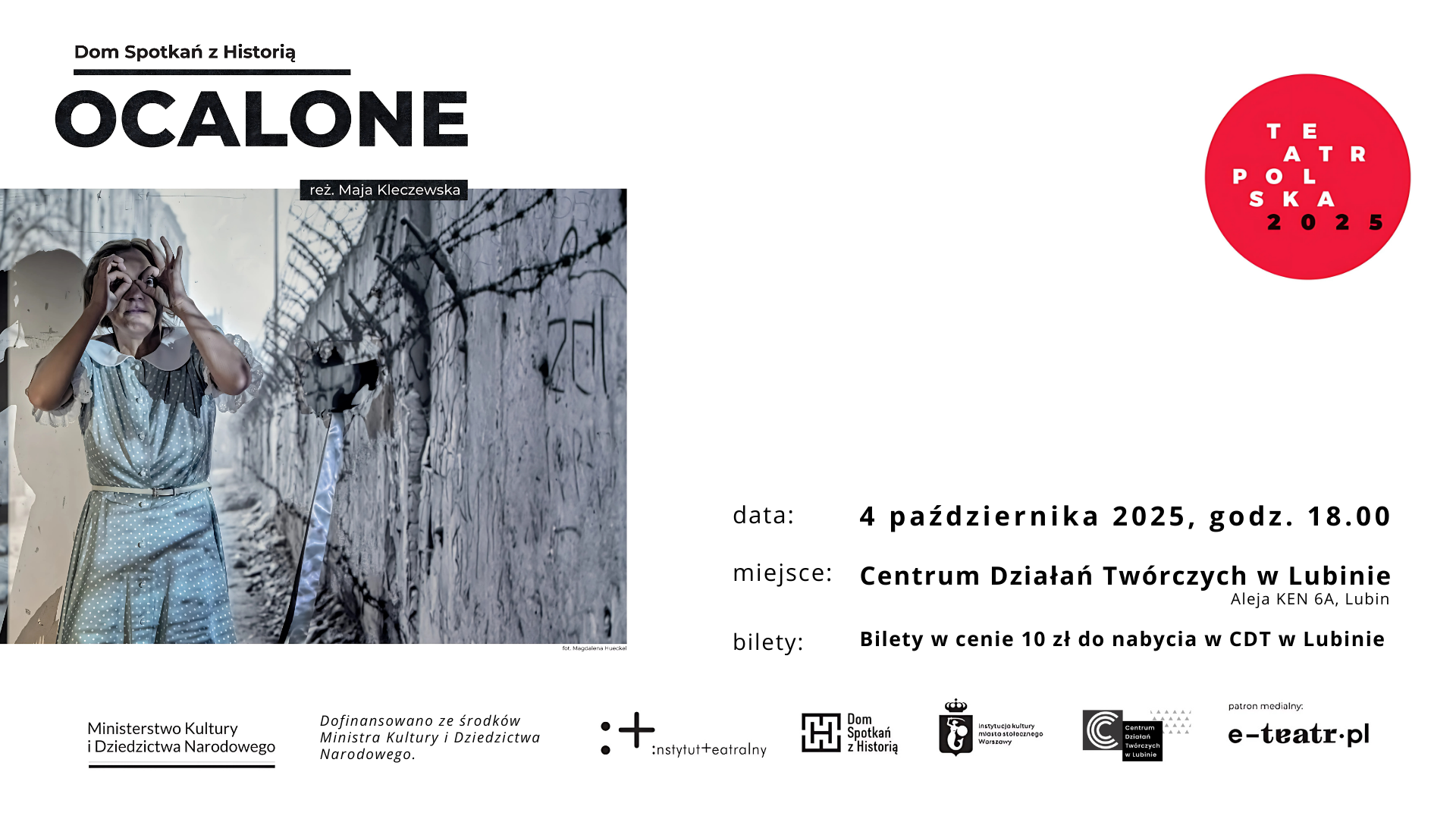 Poruszający spektakl „Ocalone” w CDT