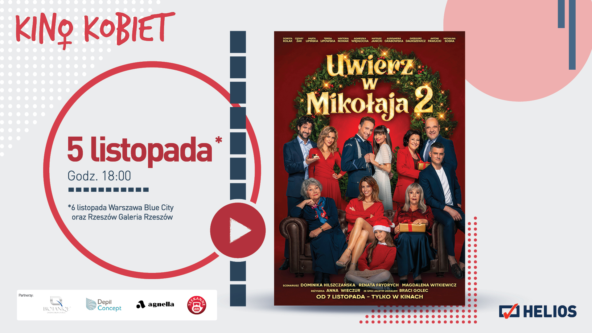 Kino Kobiet z przedpremierą „Uwierz w Mikołaja 2”