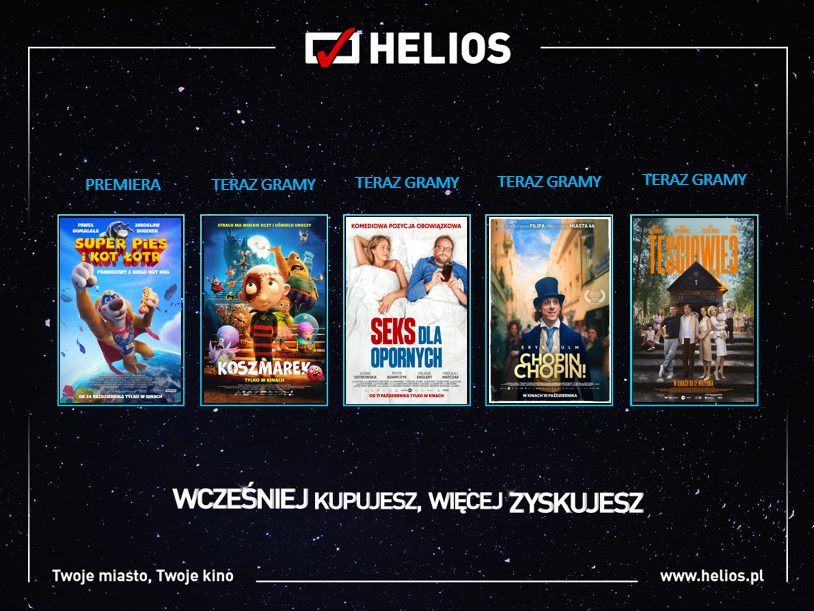 Moc różnorodnych seansów w kinach Helios