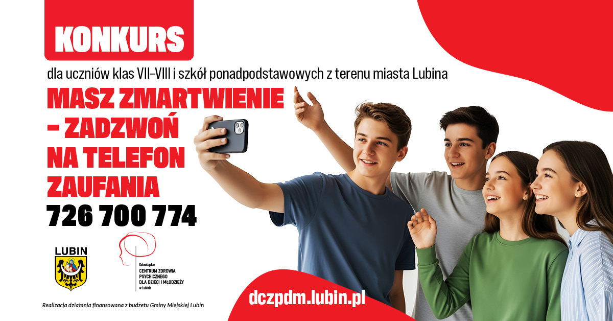 Warto znać ten numer telefonu! Konkurs dla uczniów lubińskich szkół