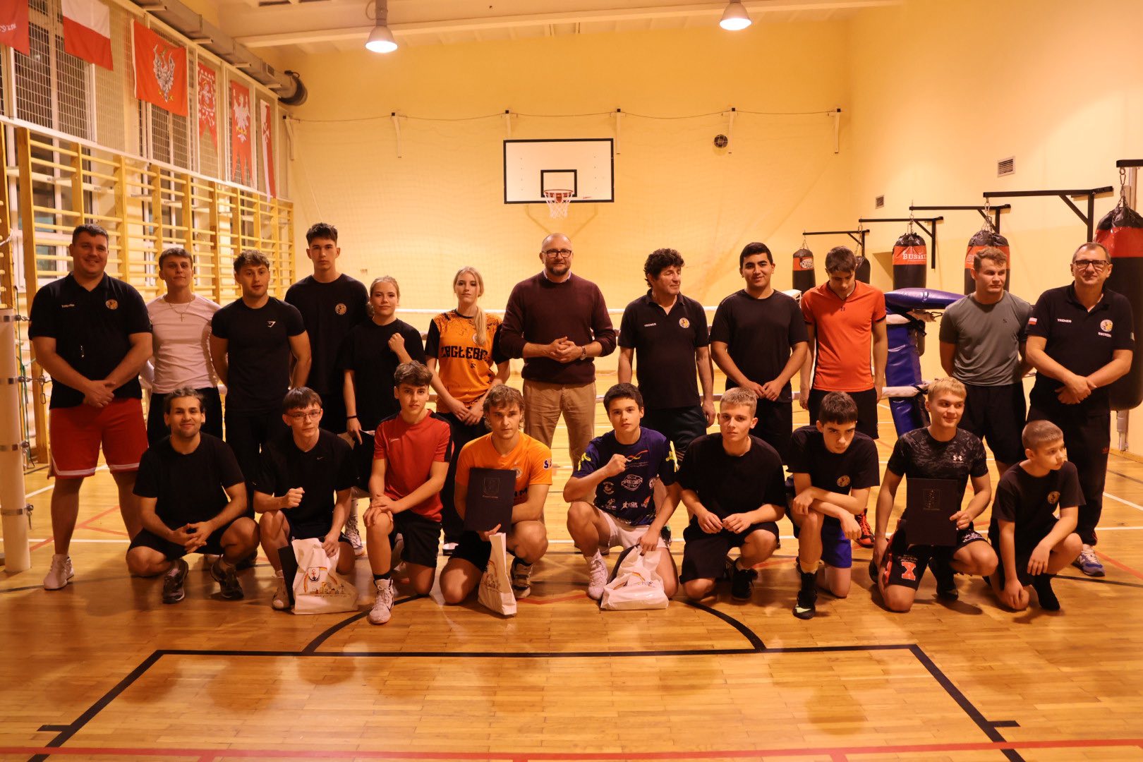 Gratulacje dla bokserów