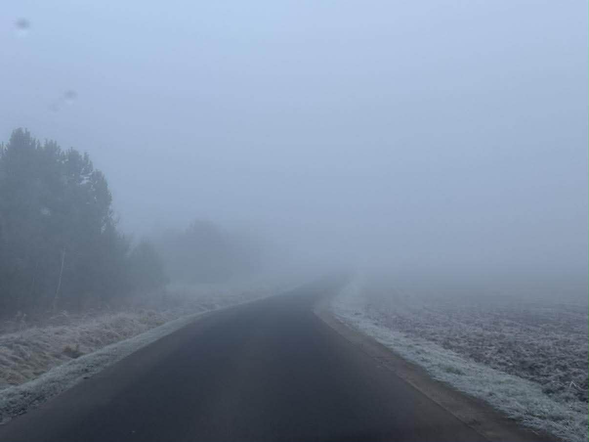 Ostrzegają przed mgłą