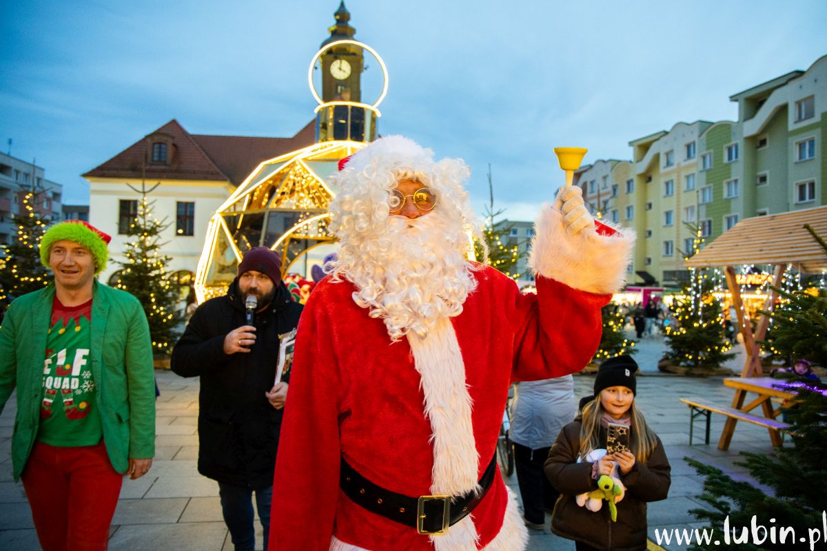 Mikołaj odwiedził lubiński jarmark