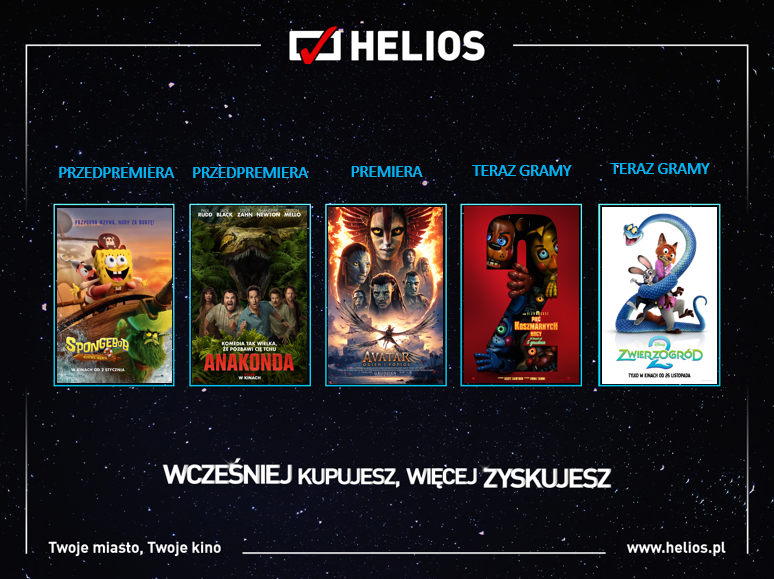 Świąteczne seanse w kinie Helios