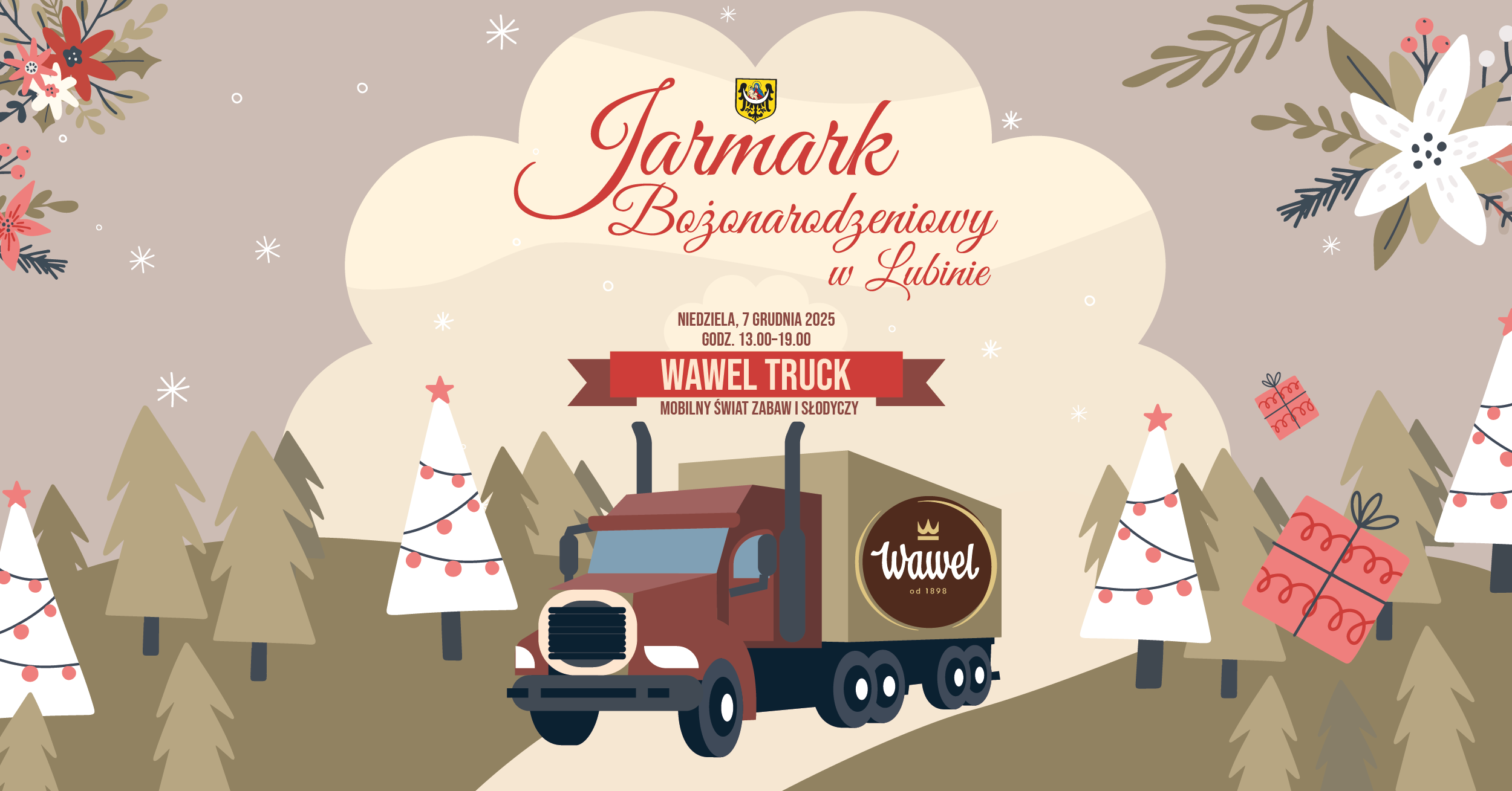 Świąteczna ciężarówka ze słodyczami przyjedzie do Lubina