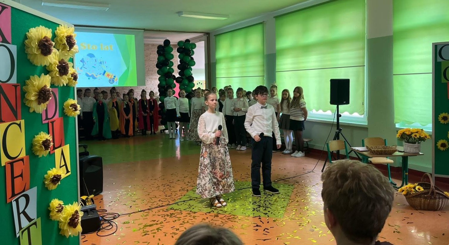 Hołd dla górników w Szkole Podstawowej nr 9