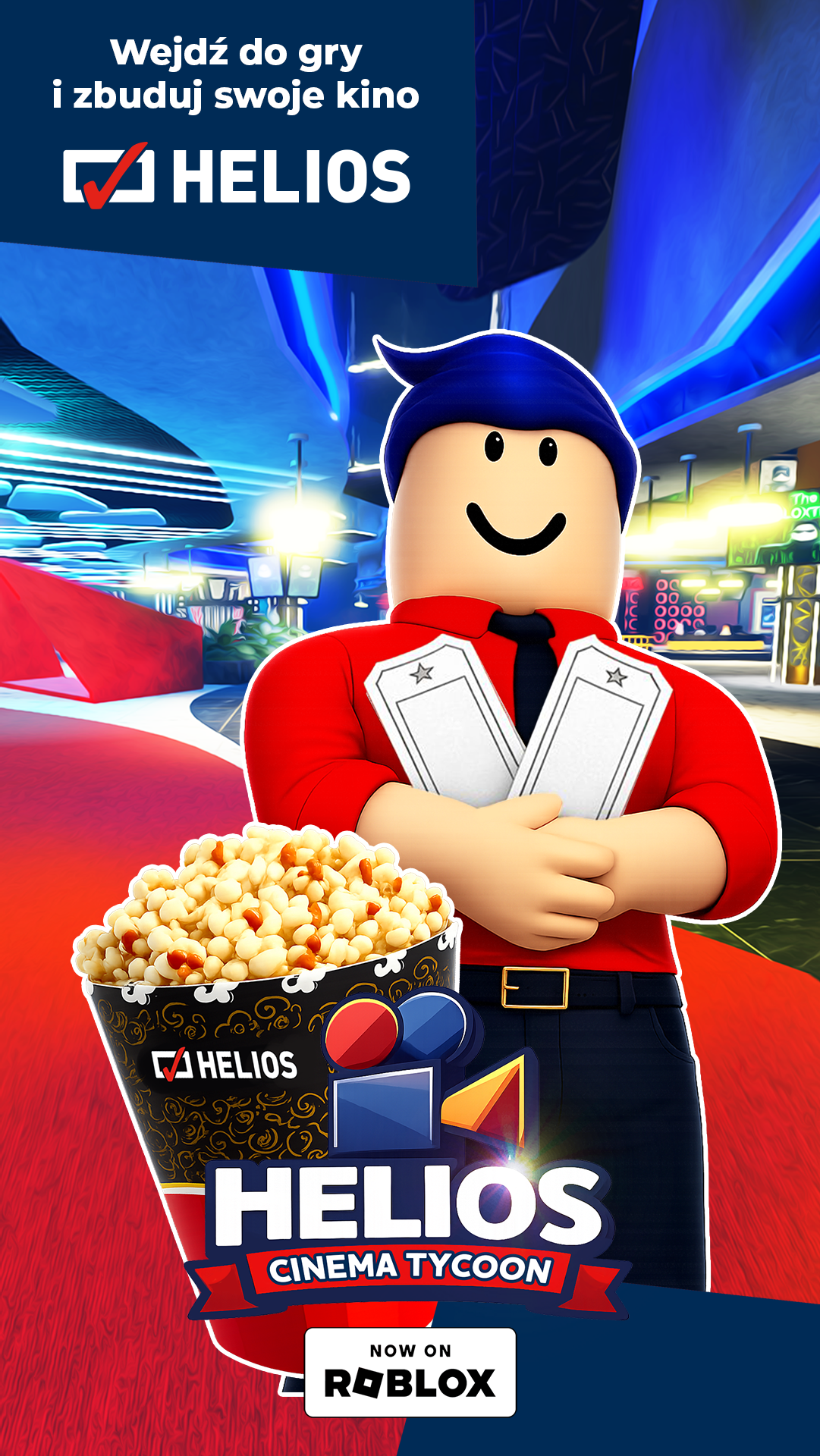 Rusza „Helios Cinema Tycoon” na platformie Roblox