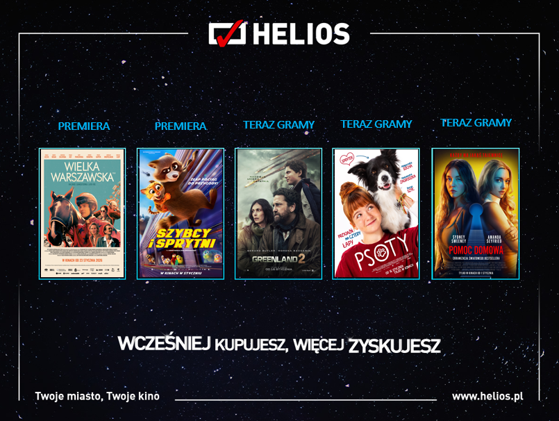 Styczniowe nowości w kinie Helios