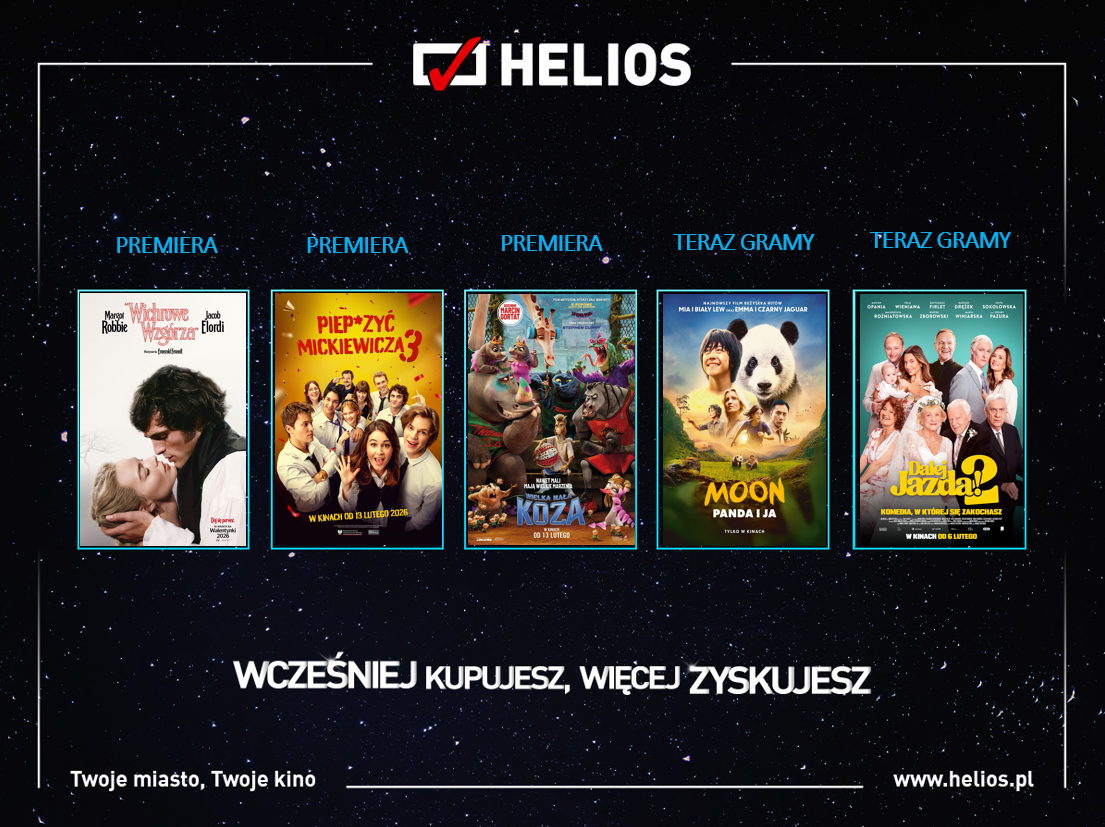 Walentynkowy repertuar kina Helios