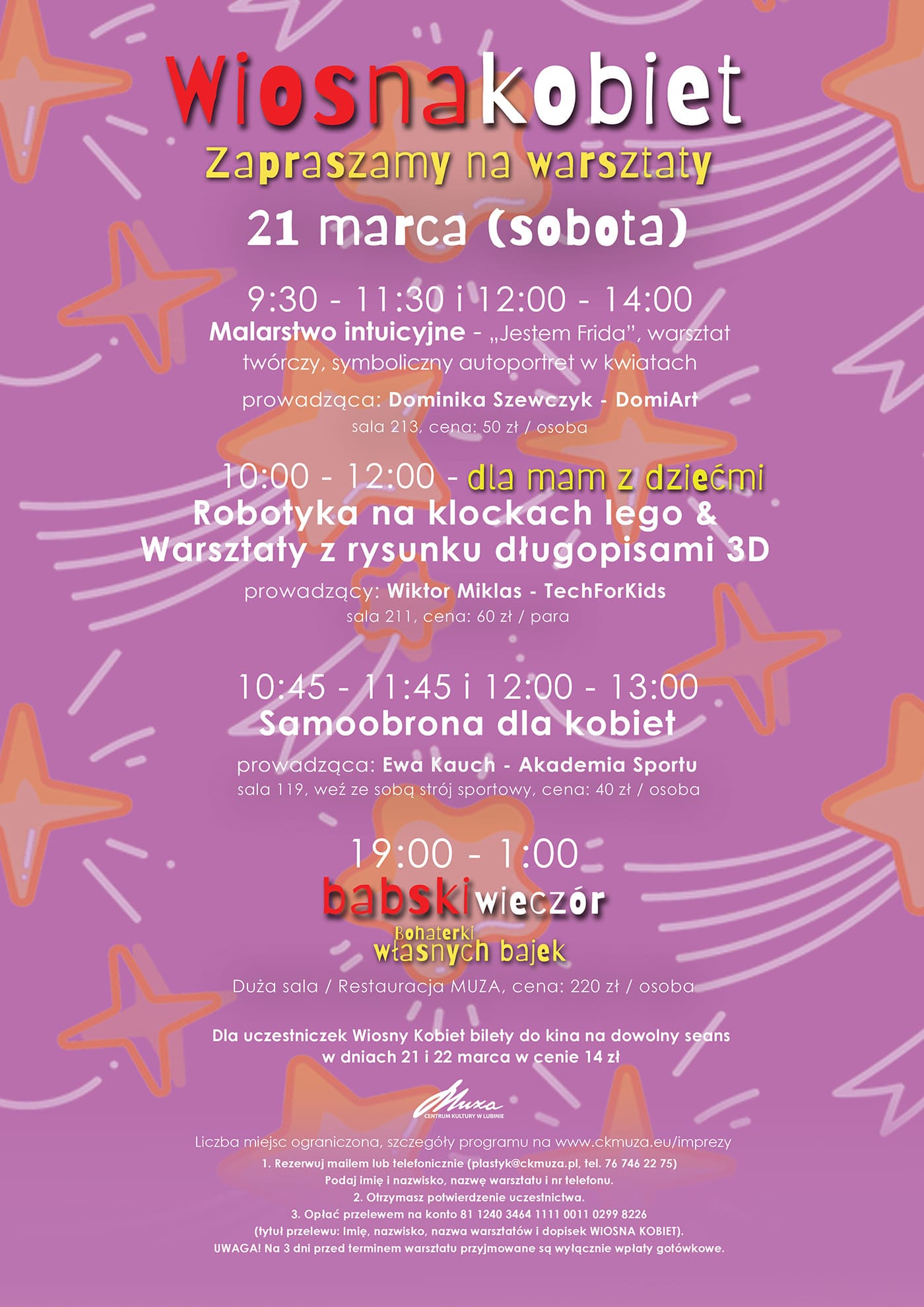 Warsztaty, koncert i Babski Wieczór, czyli Wiosna Kobiet w Muzie