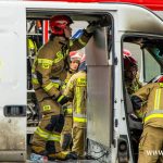 pożar busa kuriera, straż pożarna, 12 lutego 2026 (11)