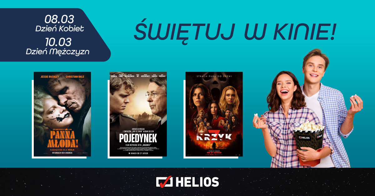 Dzień Kobiet i Dzień Mężczyzn w kinie Helios