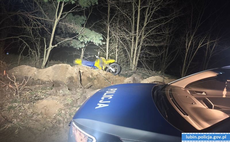 17-latek uciekał crossem przed policją