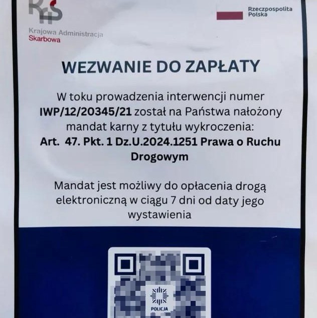 Policja ostrzega: nie skanuj kodów z takich ulotek