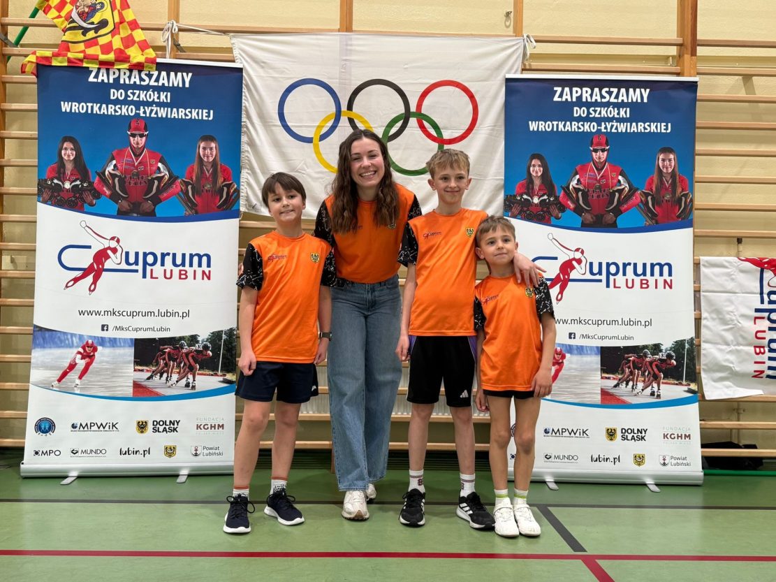 Trenowali z olimpijką