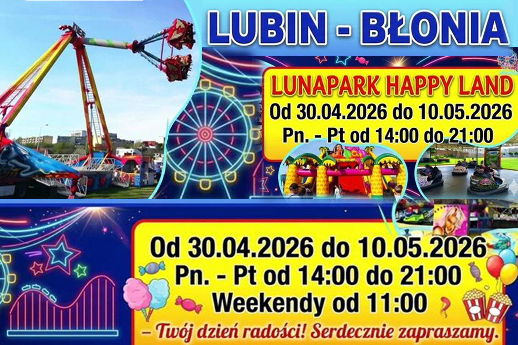 Lunapark „Happy Land” w Lubinie