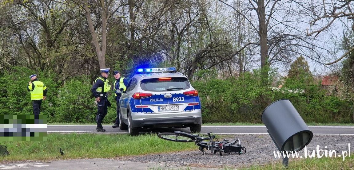 Śmiertelne potrącenie rowerzysty