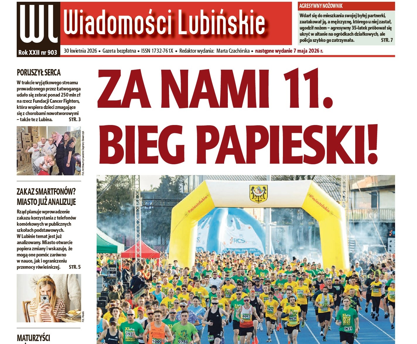 Kolejne „Wiadomości Lubińskie” już jutro