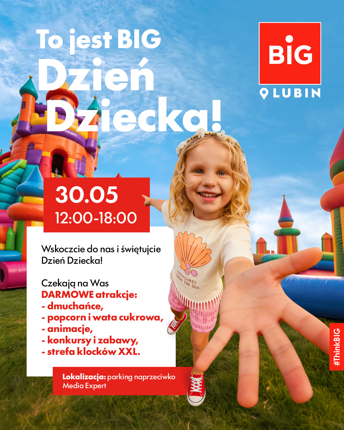 Bezpłatne atrakcje dla dzieci w BIG Lubin
