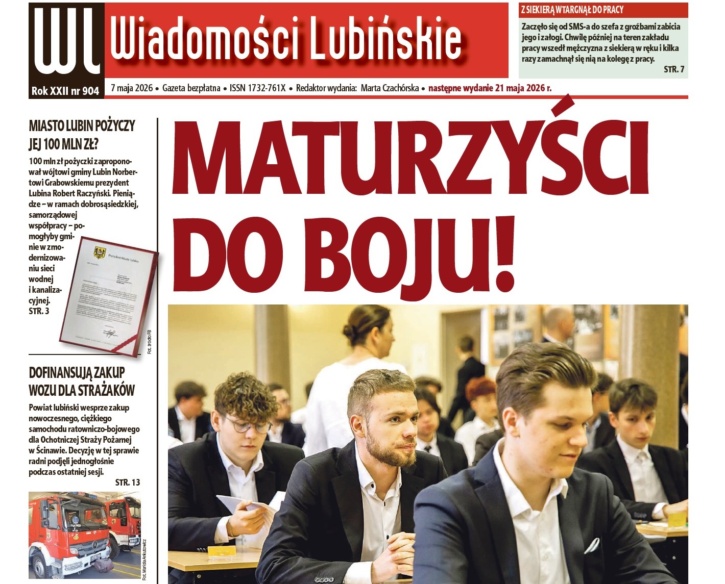 „Wiadomości Lubińskie” już jutro