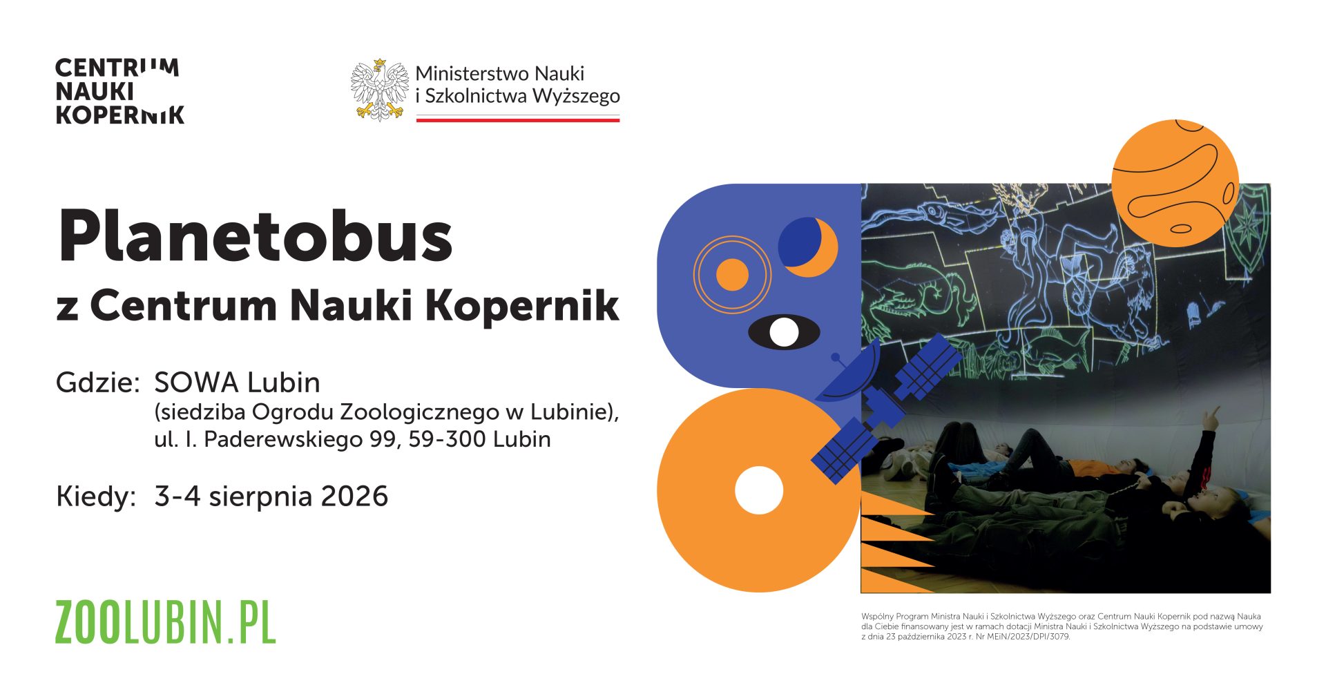 Mobilne planetarium w lubińskim zoo