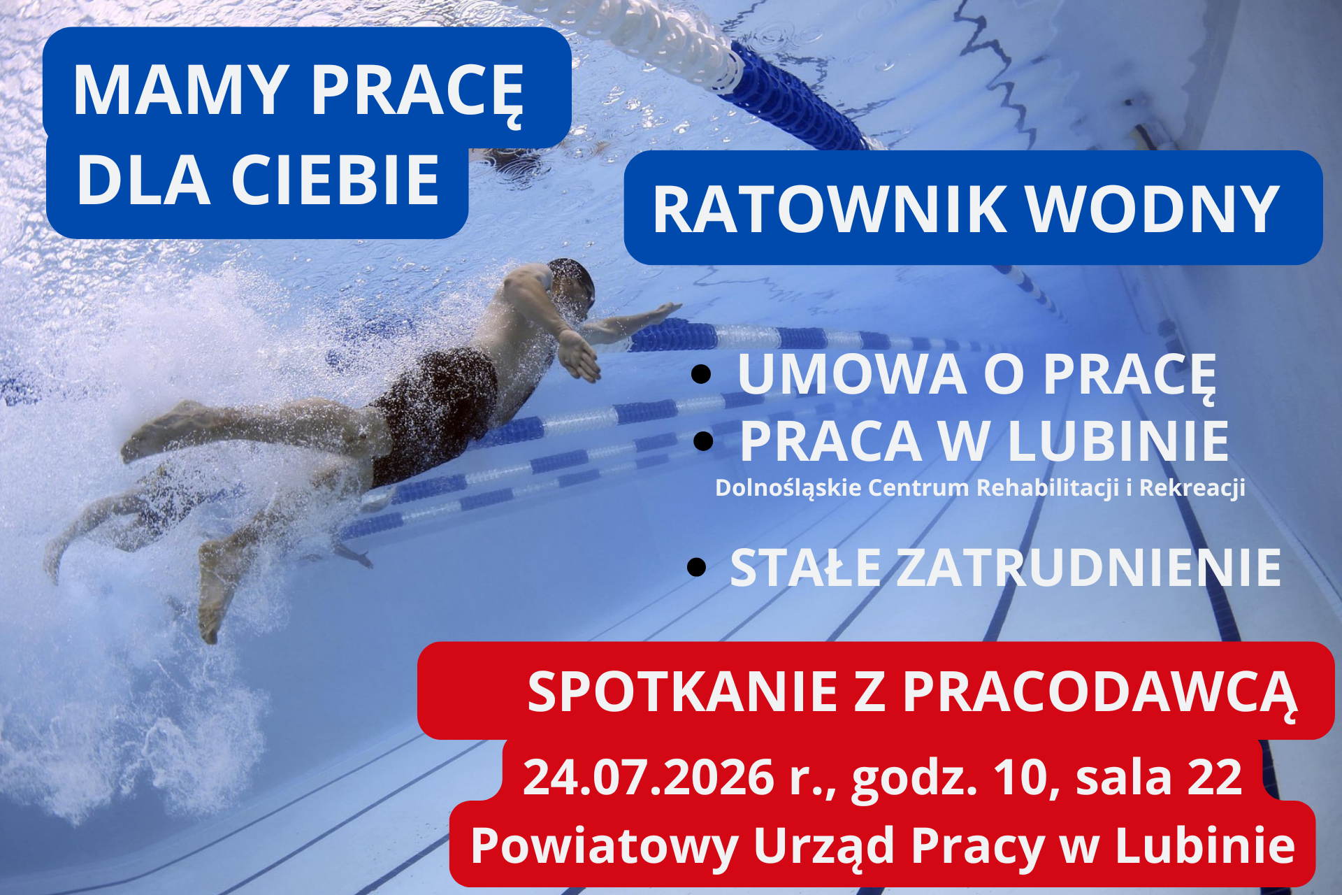 Zostań Ratownikiem Wodnym – przyjdź na spotkanie z pracodawcą i znajdź pracę!