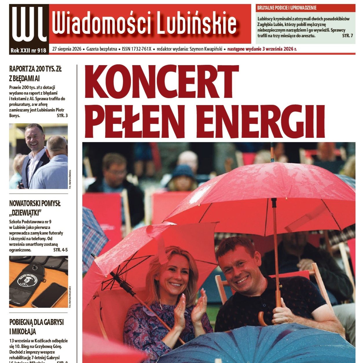 „Wiadomości Lubińskie” już jutro