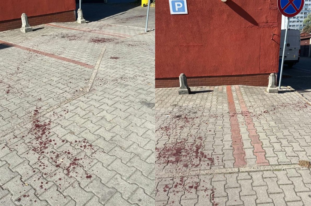 Krew na chodniku. Co się stało w Lubinie?