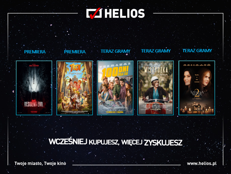 Helios prezentuje najnowszy repertuar